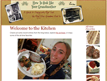 Tablet Screenshot of cooklikeyourgrandmother.com